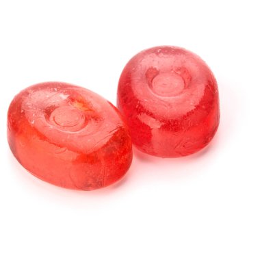 Şeker, şeker veya şeker haşlanmış iki renkli meyve sert şeker