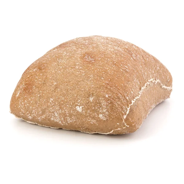 Ciabatta bread isolated on white background cut out — Stock Photo, Image