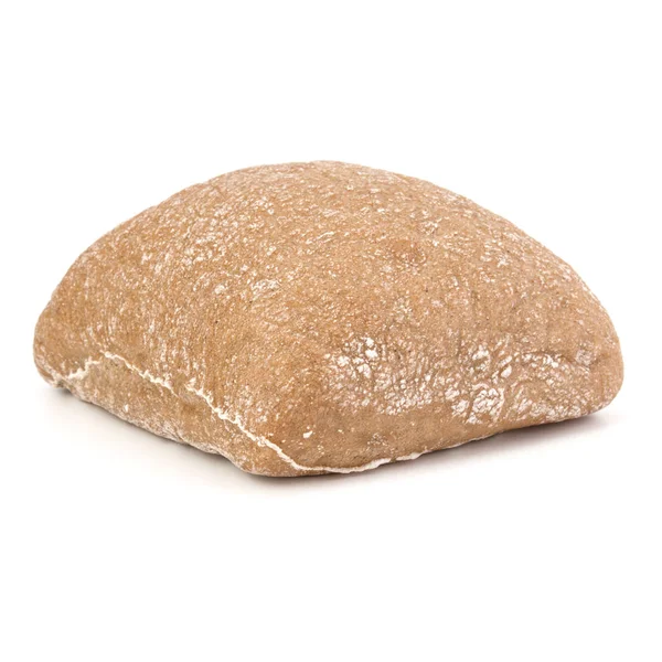 Ciabatta bröd isolerad på vit bakgrund klipp ut — Stockfoto