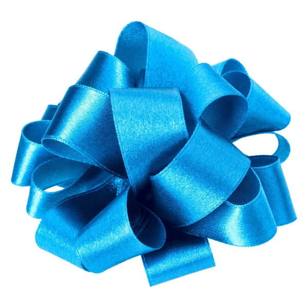 Großer runder Bogen in blauer Farbe isoliert auf weißem Hintergrund — Stockfoto