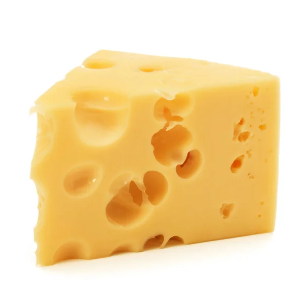 Blok ser na białym tle na białe tło wyłącznik — Zdjęcie stockowe