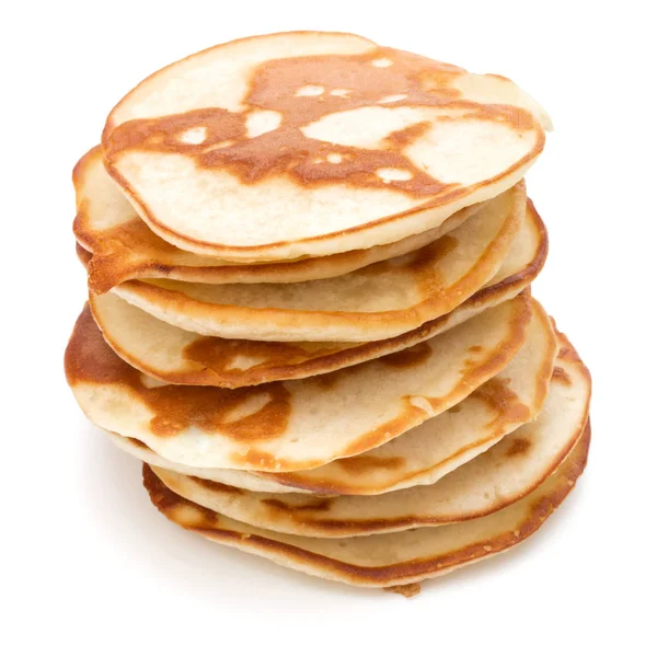 Pancakes  stack on white background — Stock Photo, Image