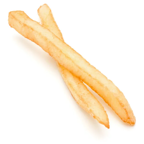 Жареный картофель на белом фоне — стоковое фото