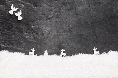 Noel tebrik kartı. Noel şenlikli arka plan. Yeni yıl işaret