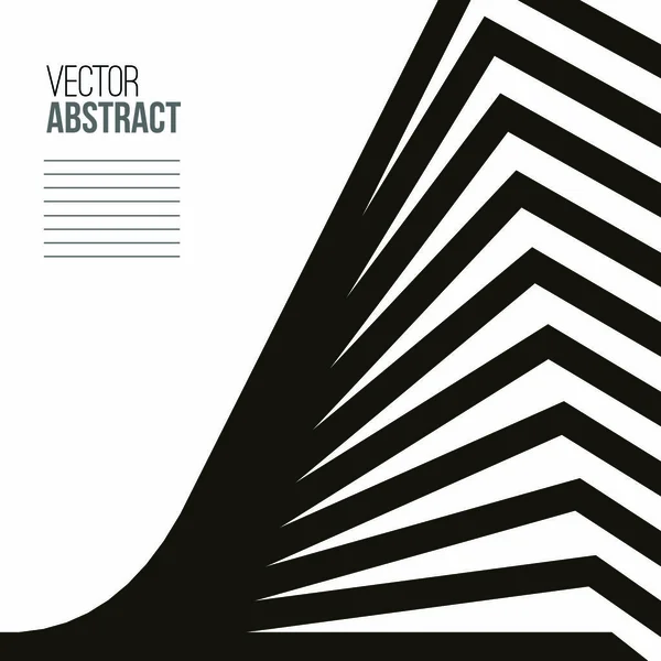 Clădire Abstractă Perspectivă Carte Arhitectură Copertă — Vector de stoc