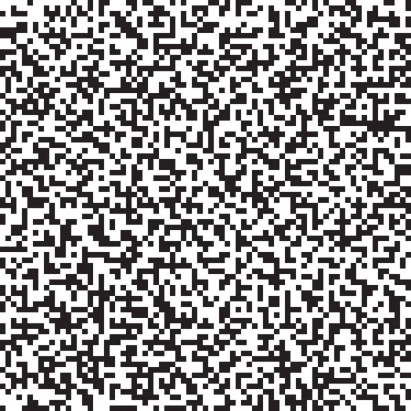 추상적 이지 않은 흑백 배경. 디지털 픽셀 잡음 패턴 — 스톡 벡터