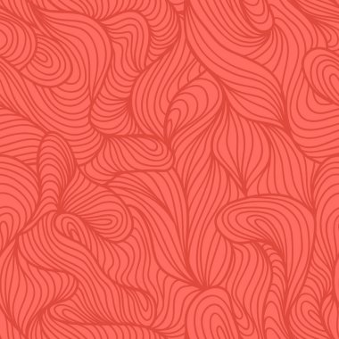 Sorunsuz soyut kırmızı el çizilmiş desen, iplik doku arka plan