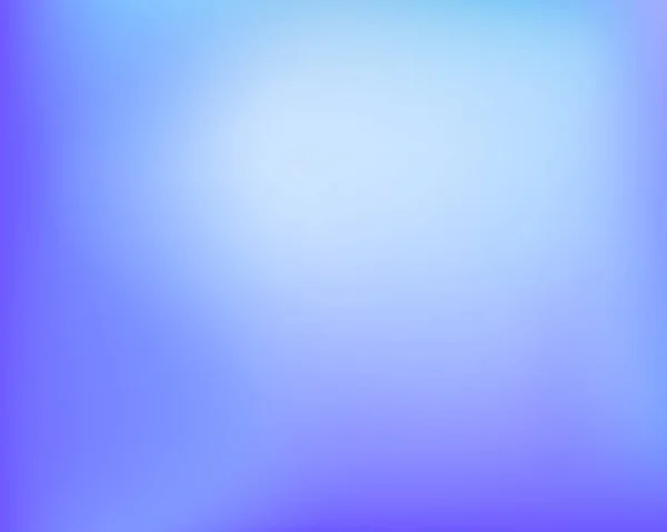 Абстрактный светло-голубой фиолетовый ярко размытый градиентный фон. Векторная люстрация. — стоковый вектор