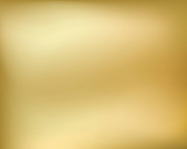 Altın arka plan. Soyut açık altın metal gradyanı. Vektör bulanık illüstrasyon