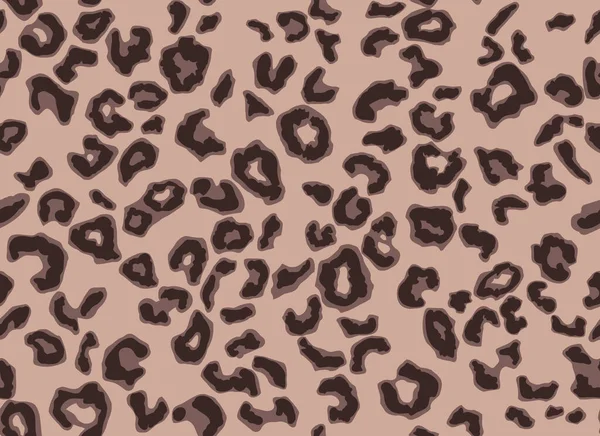 Modèle de fourrure de léopard sans couture. Fond imprimé léopard sauvage à la mode. Panthère moderne tissu animal conception d'impression textile. Illustration couleur vectorielle élégante — Image vectorielle