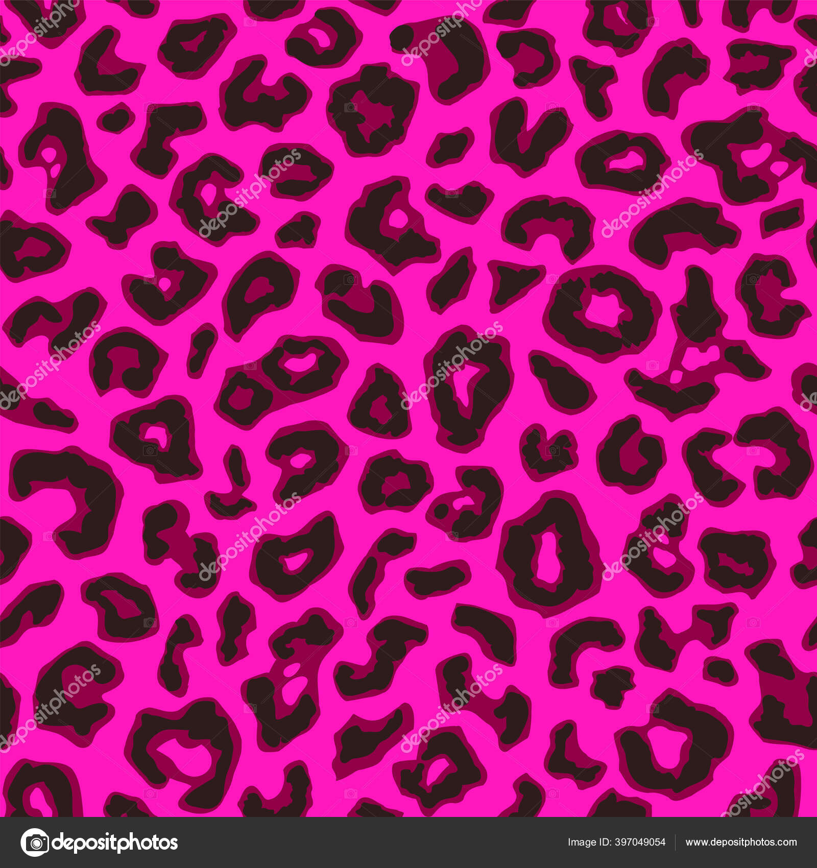 가시없는 재규어 유행하는 표범의 현대의 섬유는 디자인을 프린트 아름다운 스톡 벡터 - ©prezent 397049054, image size:1600x1700