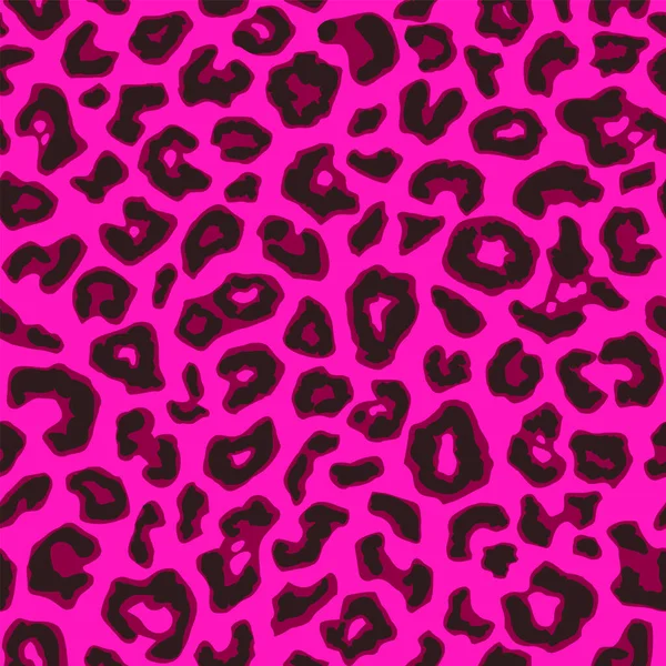 Płynny Wzór Futra Jaguara Modne Dzikie Tło Druku Leoparda Kolorów — Wektor stockowy