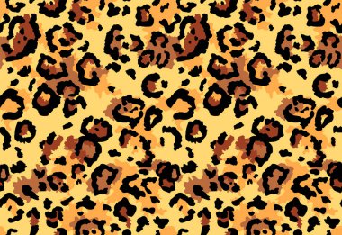Kusursuz leopar kürkü deseni. Modaya uygun vahşi leopar desenli arkaplan.