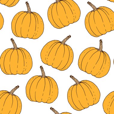 Kabaklar, seamless modeli ile vektör arka plan