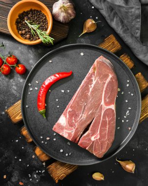 Geyik eti. Rustik tarzı