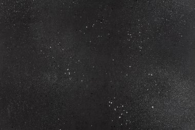 Koyu arka plan. Üstten görünüm