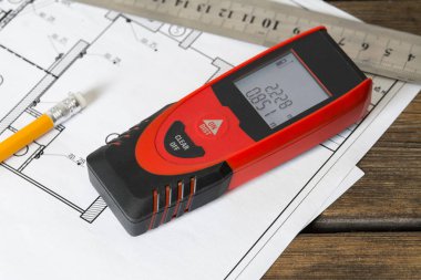 Lazer mesafe bulma cihazı. Oluşturucu aracını