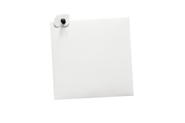 Kare beyaz kağıt çarşaf ve düğme. Mektup. Kağıt zarf şablonlu boş kart. Şeffaf arkaplanda izole edildi, png