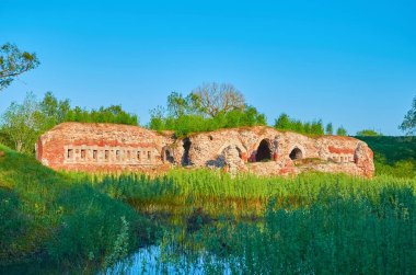 Daugavpils, Letonya eski kale kalıntıları