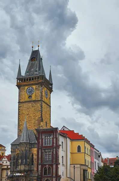 Byggnader Huvudstaden Tjeckien Prag — Stockfoto