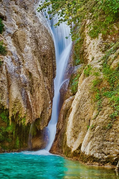 Krushuna Waterfall Bulgaria Springtime — Stock Photo, Image