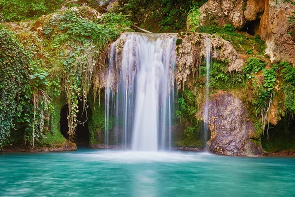 Cascada Kaya Bunar Bulgaria Primavera — Foto de Stock