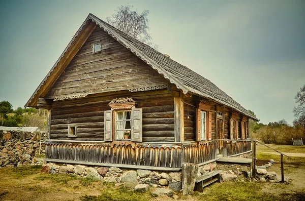 Old Believers House Slutishki Village Região Daugavils Letónia — Fotografia de Stock