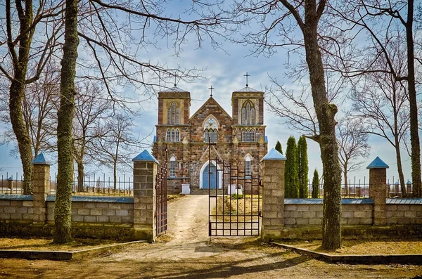 Jezupova Juzefova Igreja Católica Romana Dos Santos Pedro Pavel Naujene — Fotografia de Stock