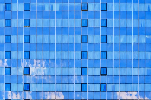 Скляний Фасад Sky Refkection Високий Піднімаються Будівництво — стокове фото