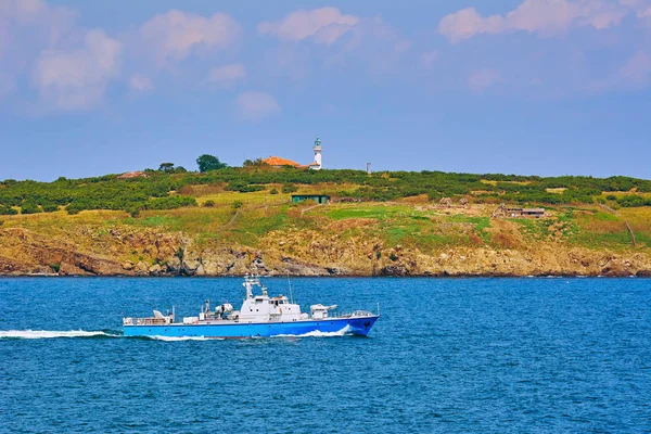 Barca Pattuglia Nel Mar Nero — Foto Stock