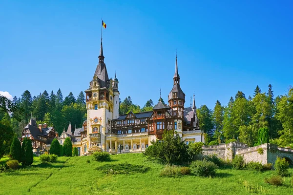 Castelo Sinaia Roménia — Fotografia de Stock