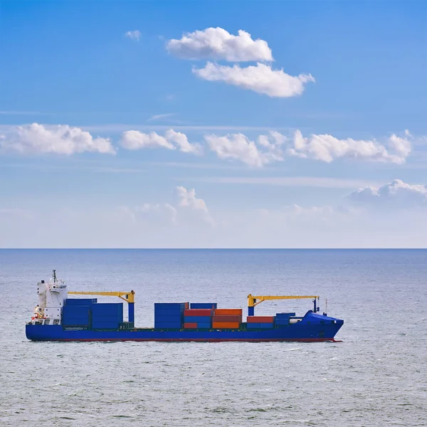 Navio Contentor Mar Negro — Fotografia de Stock