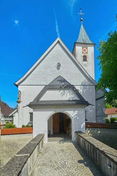 Kyrkan Bolsternang Isnu Allgäu Tyskland — Stockfoto