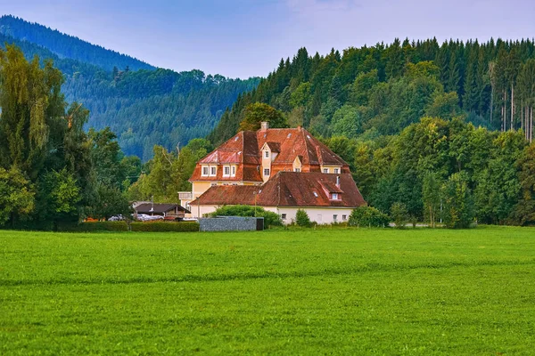 Rozliczenie Niemczech Bolsternang Isny Allgau — Zdjęcie stockowe