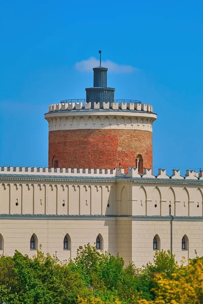 ポーランドのリュブリン城の塔と壁 — ストック写真