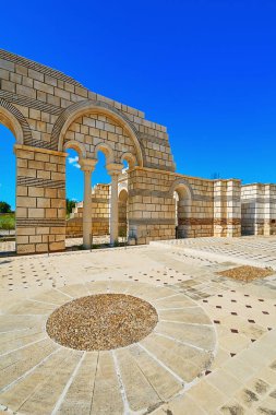 Bulgaristan 'ın Pliska kentindeki Büyük Bazilika kalıntıları