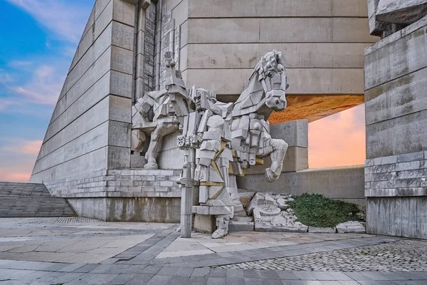 Shumen Bulgaria Diciembre 2017 Monumento Los 1300 Años Bulgaria También — Foto de Stock