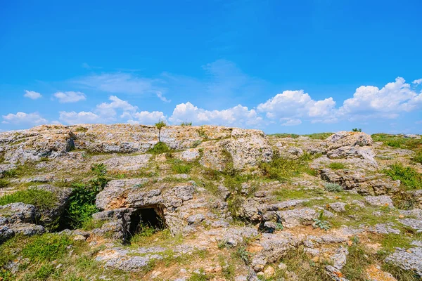 Ancient Necropolis Archeological Reserve Yailata Bulgaria — Stock Photo, Image