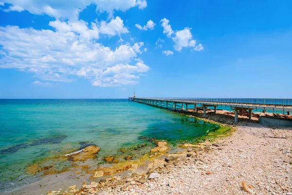 Seebrücke im Schwarzen Meer — Stockfoto