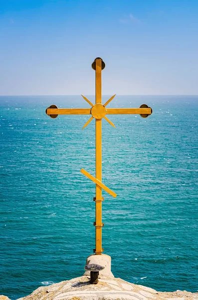 Cruz Cristiana en el Cabo Kaliakra —  Fotos de Stock