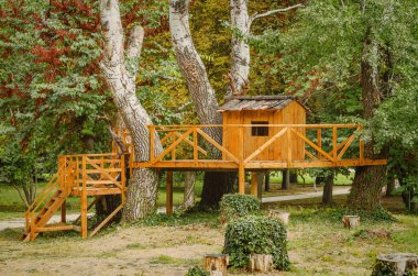 Ağaçlar arasında oyun alanı