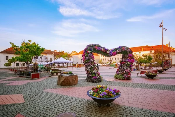 Площадь Свободы в Тимишоаре, Румыния — стоковое фото