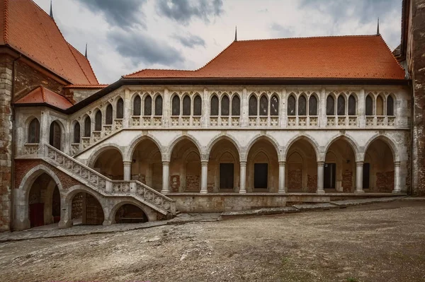 Inner Courtyard of the Castle — Stock Photo, Image