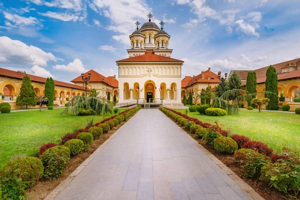 Coronation Cathedral in Alba Carolina Citadel — Stock Photo, Image