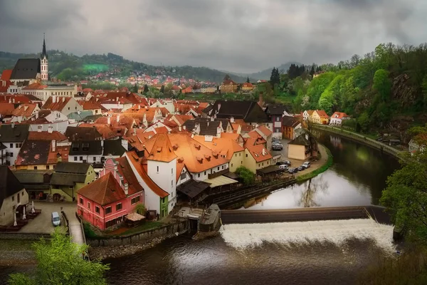 Άποψη του Cesky Krumlov — Φωτογραφία Αρχείου