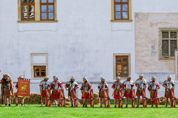 Alba Iulia Romania May 2019 Roman Legionnaires Legio Xiii Gemina — Stock Fotó