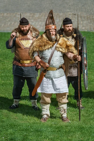 Alba Iulia Románia 2019 Május Dacian Warriors Festival Roman Apulum — Stock Fotó