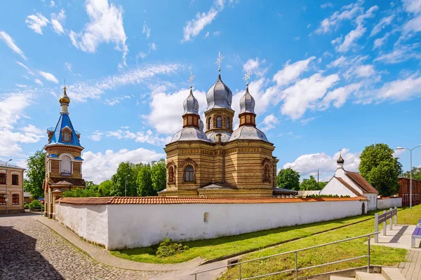 Sankt Nikolaus Mirakelarbetarnas Kyrka Och Den Ortodoxa Kyrkan Den Helige — Stockfoto