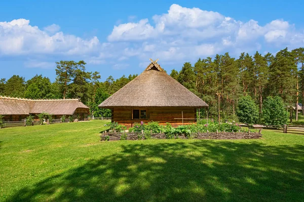 Vecchia Casa Zona Rurale Riga Lettonia — Foto Stock