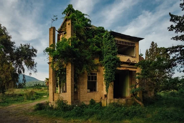 Pequena Vila Abandonada Ruínas Abcásia — Fotografia de Stock